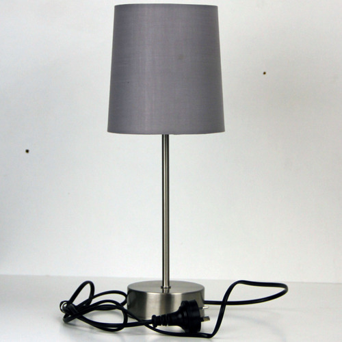 Silver and grey on sale bedside lamps